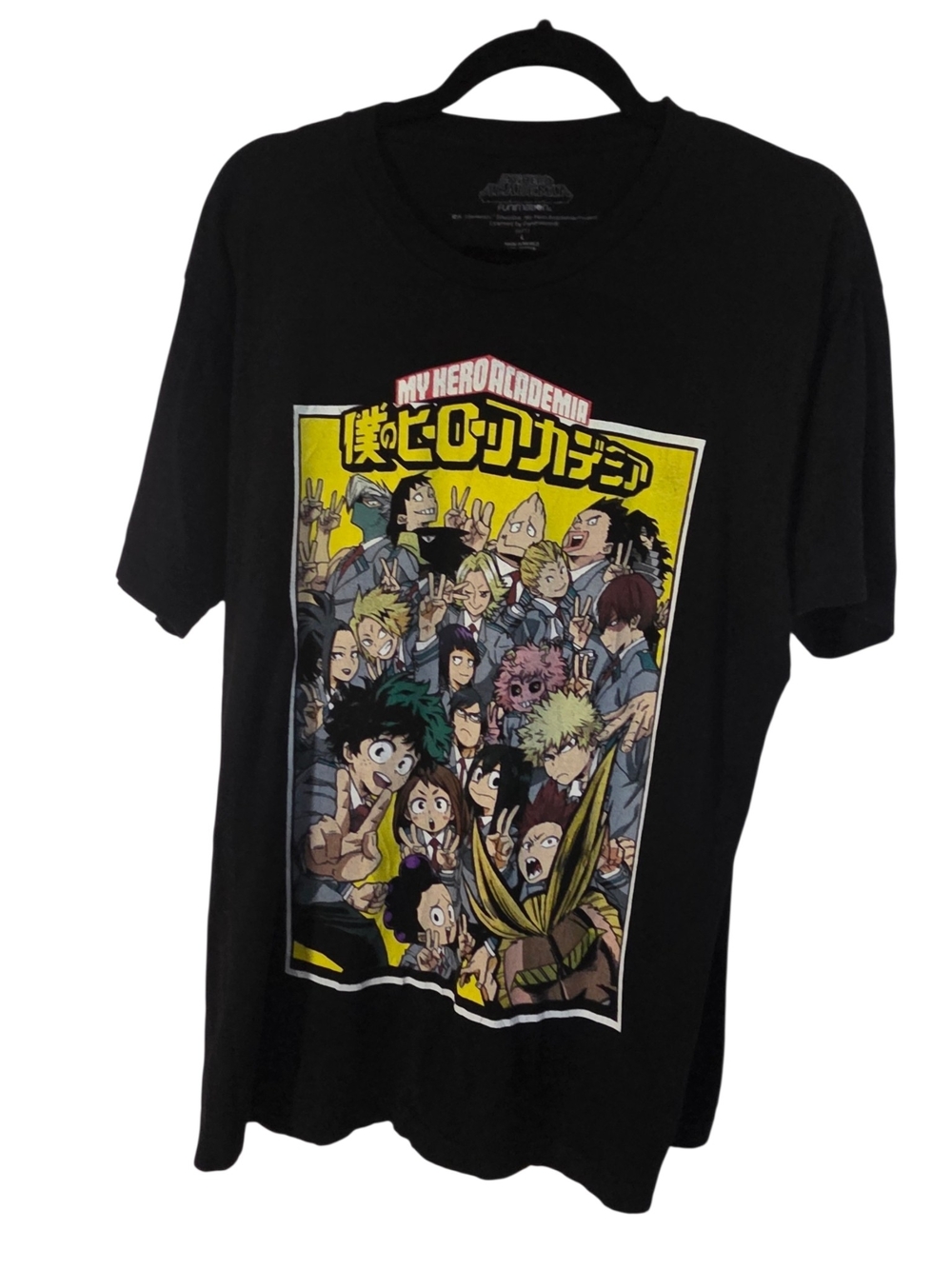 ​My Hero Academia Class 1-A Group Graphic T-Shirt Funimation Size Large